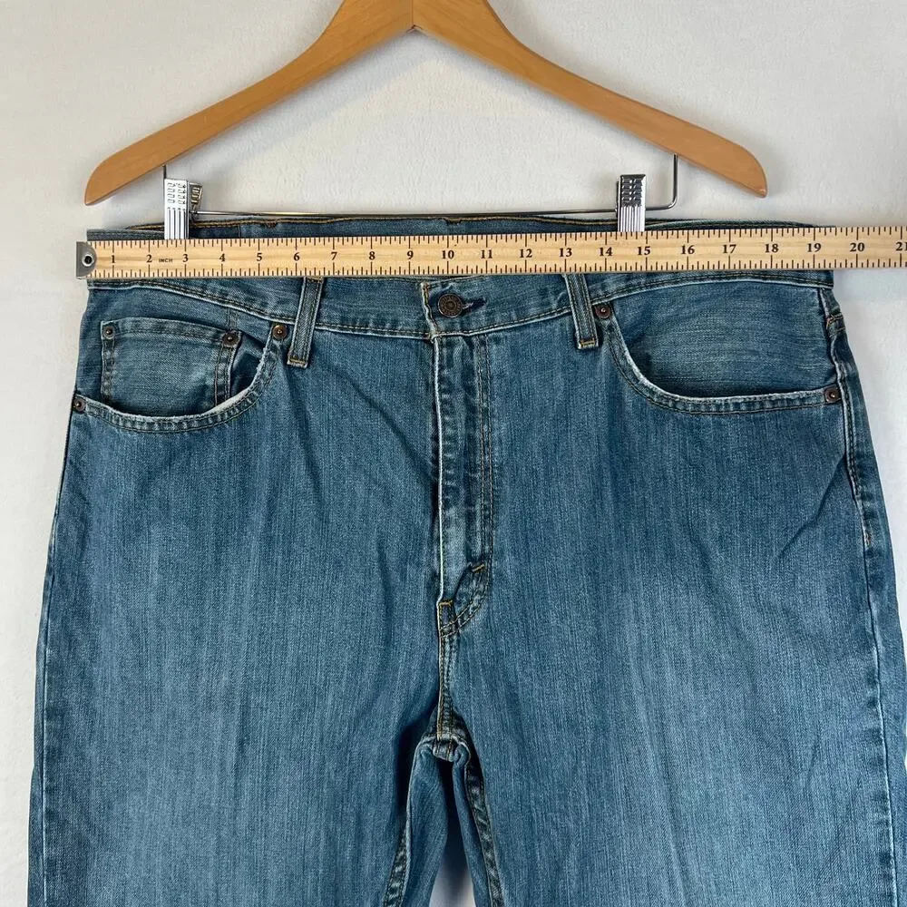 Levis 559 Jeans Mens 38x32 Blue Relaxed Straight Mid‎ Rise Medium Wash Denim Y2K